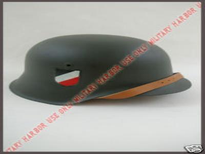 WWII German M42 helmet field gray replica steel decal WWII German M42 helmet field gray replica steel decal