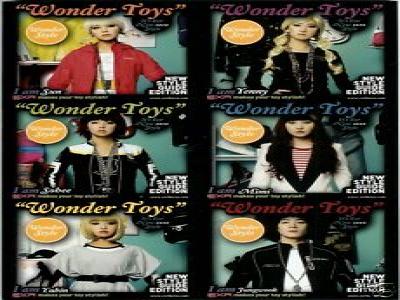 "WONDER GIRLS" EXR Promotion Style Book "WONDER TOYS!"