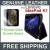 For Lenovo IdeaPad K1 Tablet Black GENUINE LEATHER Case Cover + Screen Protector