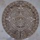 BONE COLORED AZTEC CALENDAR WALL HANGING NEW TONALA POTTERY 13 3/4" MEXICO ART BONE COLORED AZTEC CALENDAR WALL HANGING NEW TONALA POTTERY 13 3/4" MEXICO ART