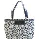 Coach Signature Gallery Book Bag Tote Purse 14281 Black/White Coach Signature Gallery Book Bag Tote Purse 14281 Black/White