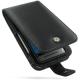 PDair Black Genuine Leather Flip Case fits Toshiba TG01